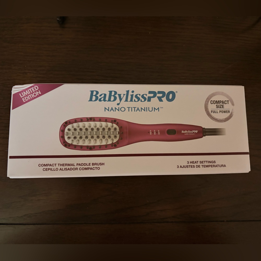 BaBylissPRO Nano Titanium Pink Hair Brush